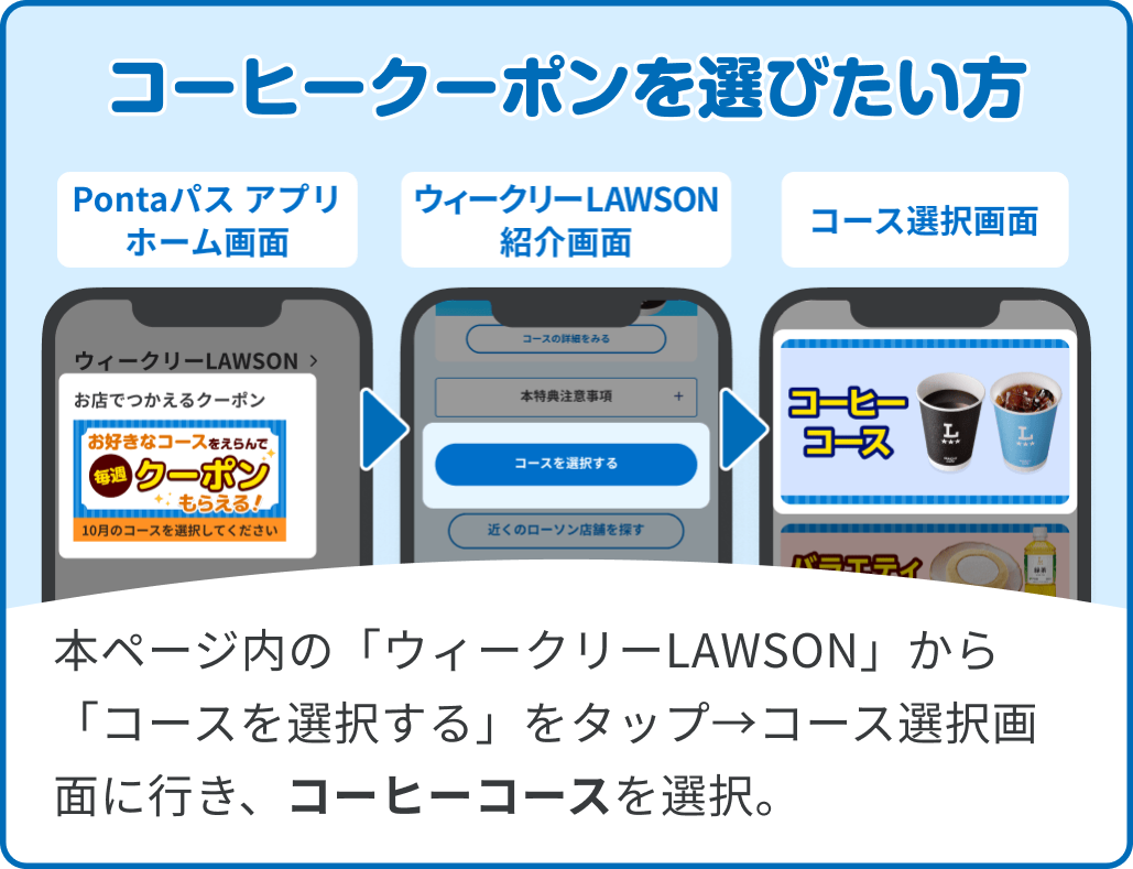 コーヒークーポンを選びたい方