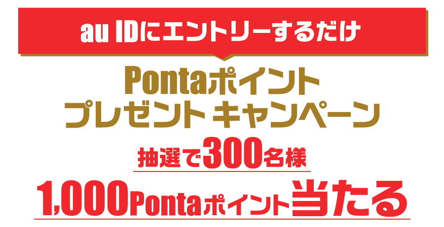 Pontaポイントプレゼントキャンペーン抽選で300名様に1000Pontaポイント当たる