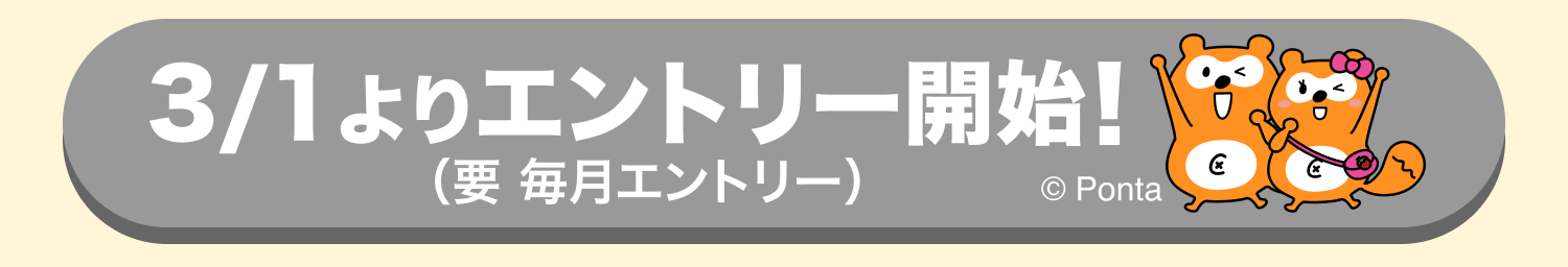 3/1エントリー開始