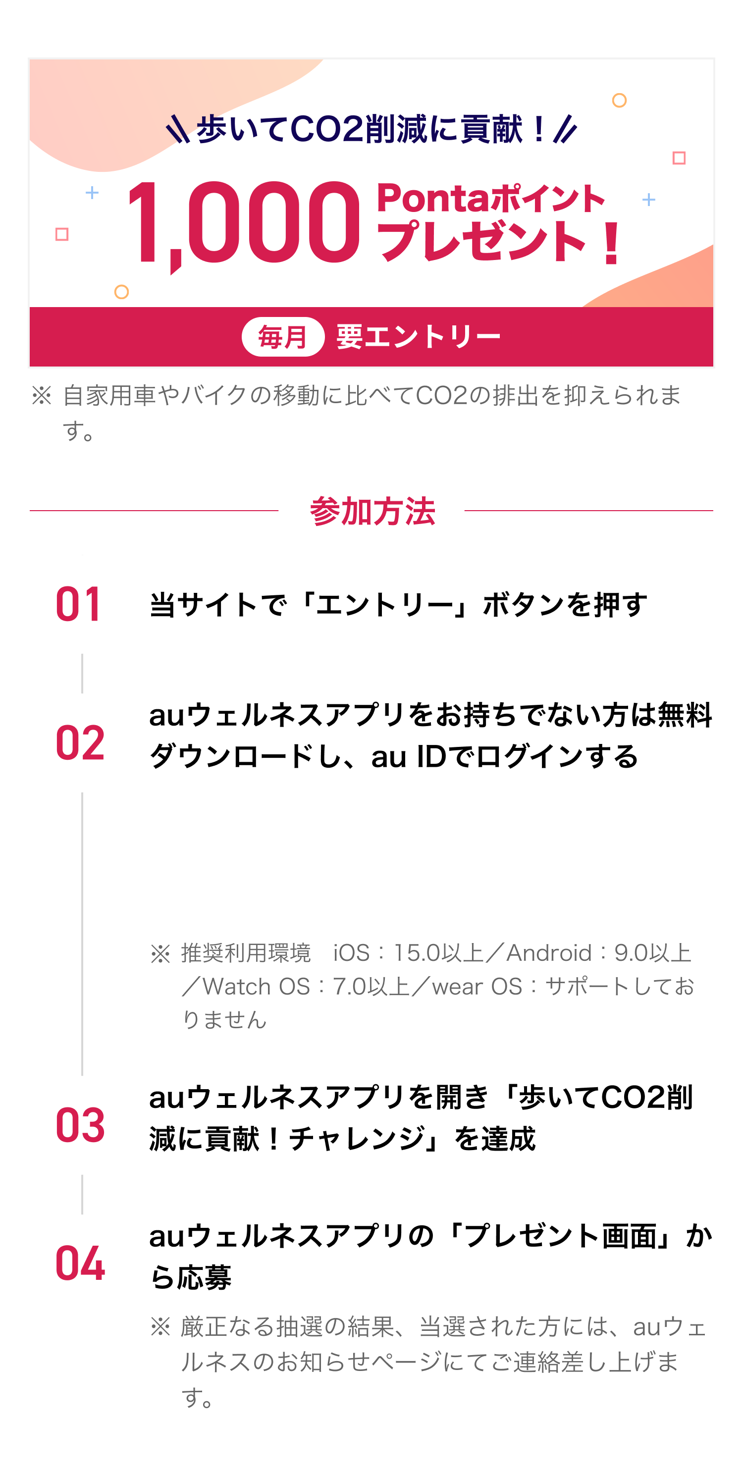 1000ポイントプレゼント