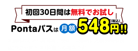 初回30日間は無料でお試し