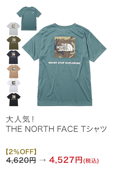 大人気！THE NORTH FACE Tシャツ